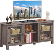 Farmhouse TV Stand, Living Room Console Storage Cabinet for TVs up to 65" Flat Screen