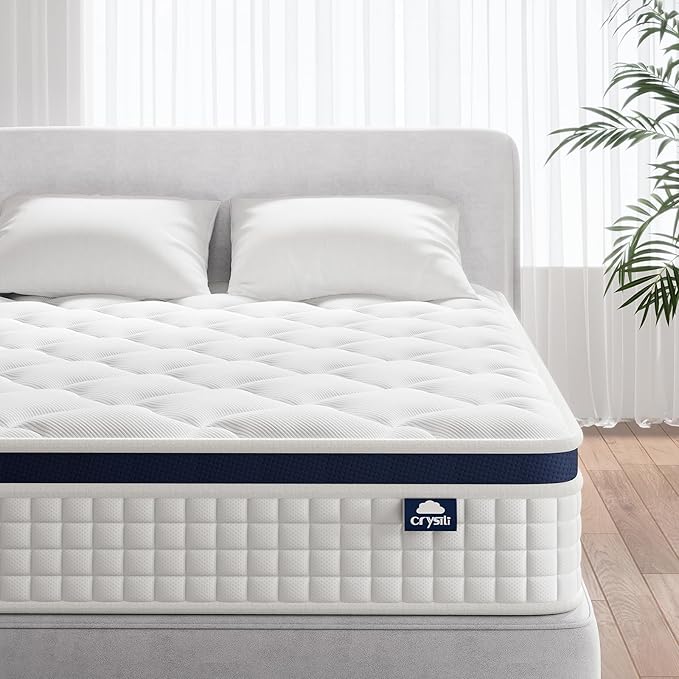 Full Size Mattress 14 Inch Memory Foam Hybrid Mattress