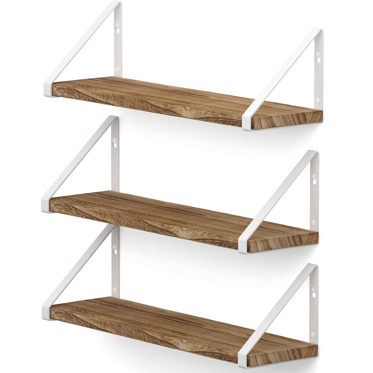 Ponza Floating Shelves for Wall, Bathroom Shelf Wall Mounted, Set of 3