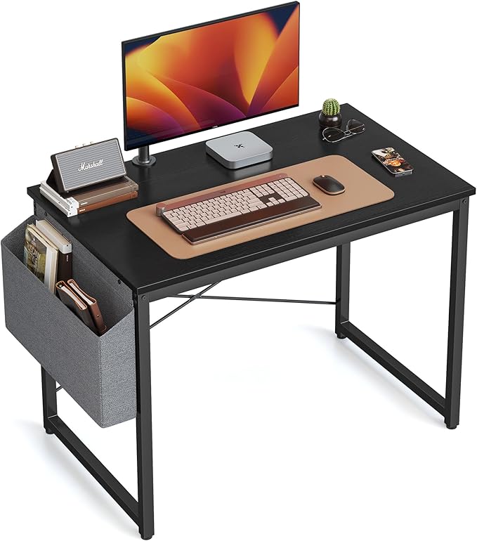 Computer Desk, 40 inch Small Home Office Desk for Small Spaces, Modern Simple