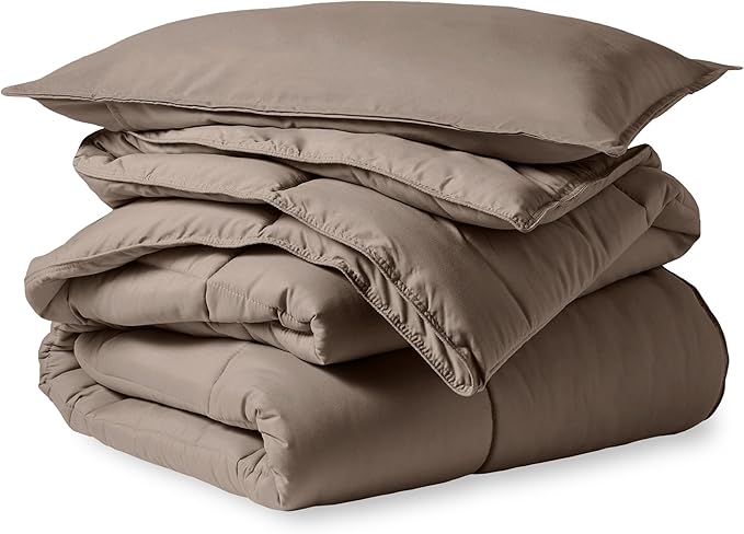 Comforter Set - Twin/Twin Extra Long Size - Ultra-Soft - Goose Down Alternative - Premium 1800 Series