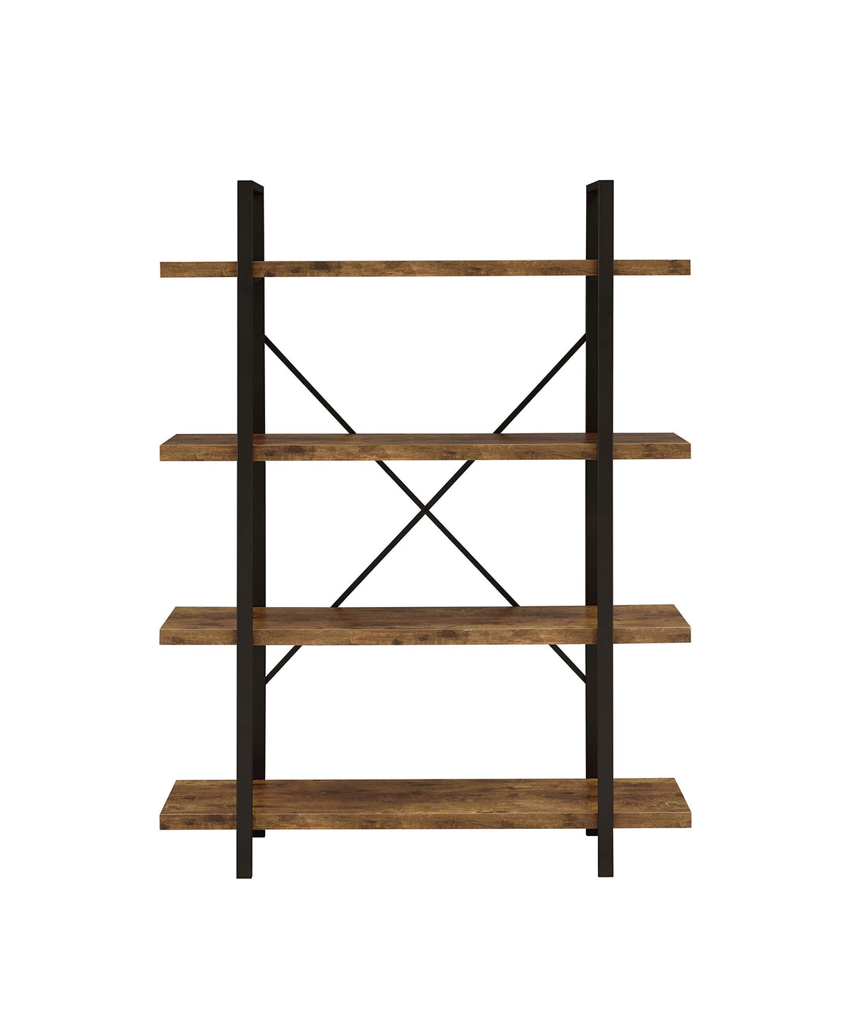 Bookcase Antique Nutmeg and Black 805806