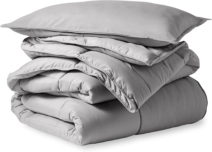 Comforter Set - Twin/Twin Extra Long Size - Ultra-Soft - Goose Down Alternative - Premium 1800 Series