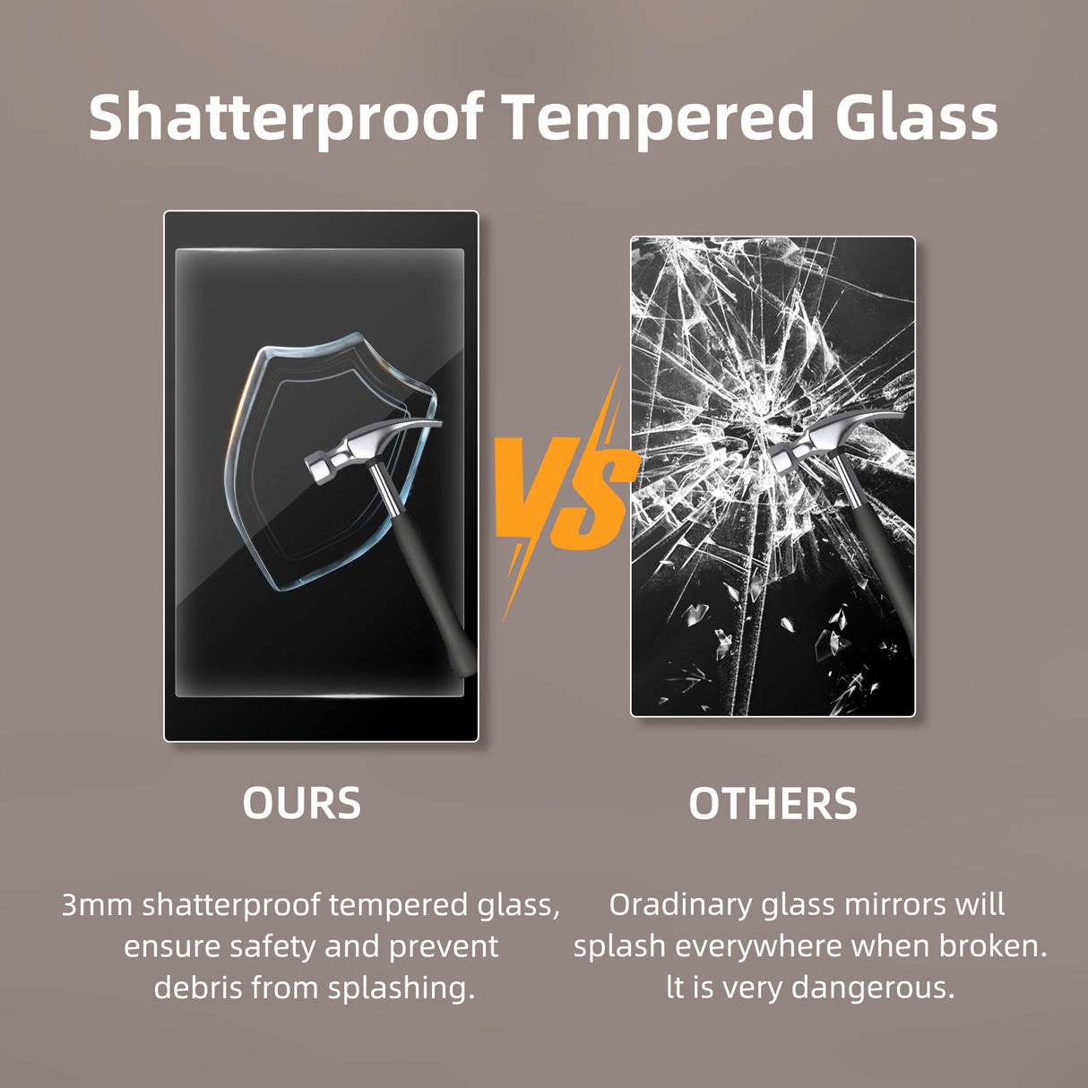 Hollywood Vanity Mirror with Lights and Bluetooth - 22.8x18.4 Inch