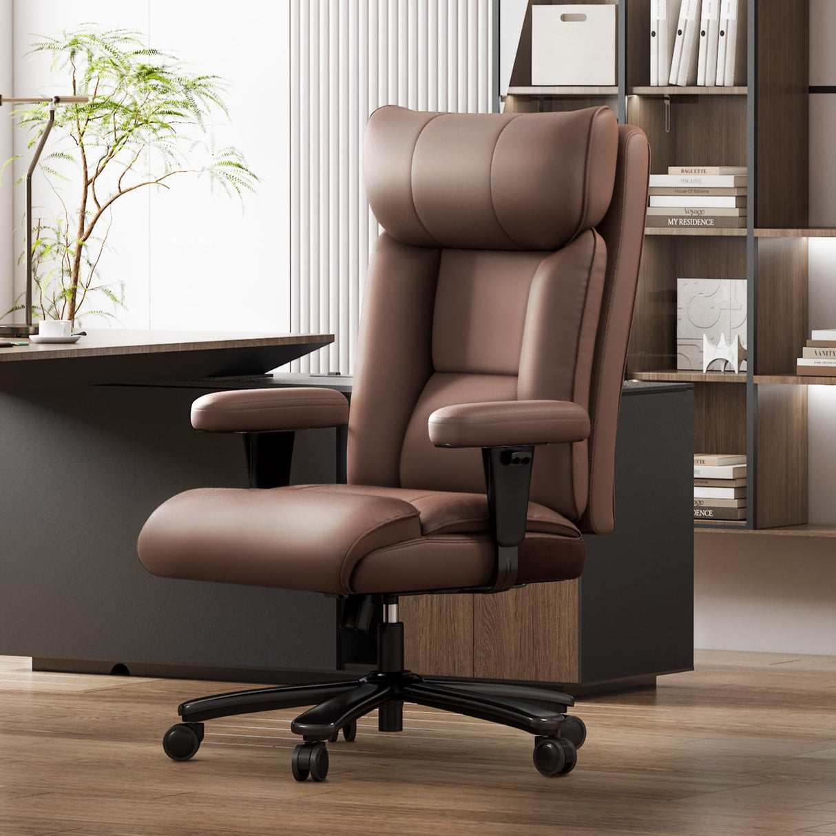 Ergonomic Big and Tall Office Chair - 750 lbs Capacity High Back Executive Chair