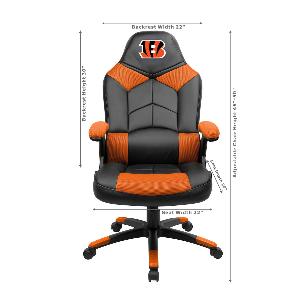 Oversized Gaming Chair - Cincinnati Bengals NFL Licensed
