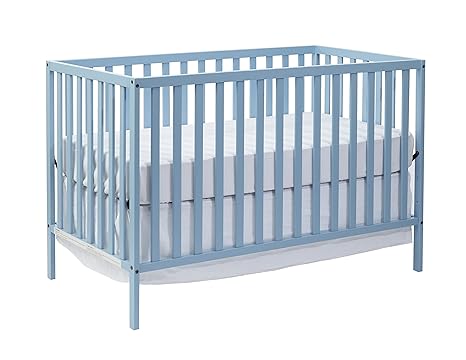 3 in 1 Convertible Crib, Pastel Pink