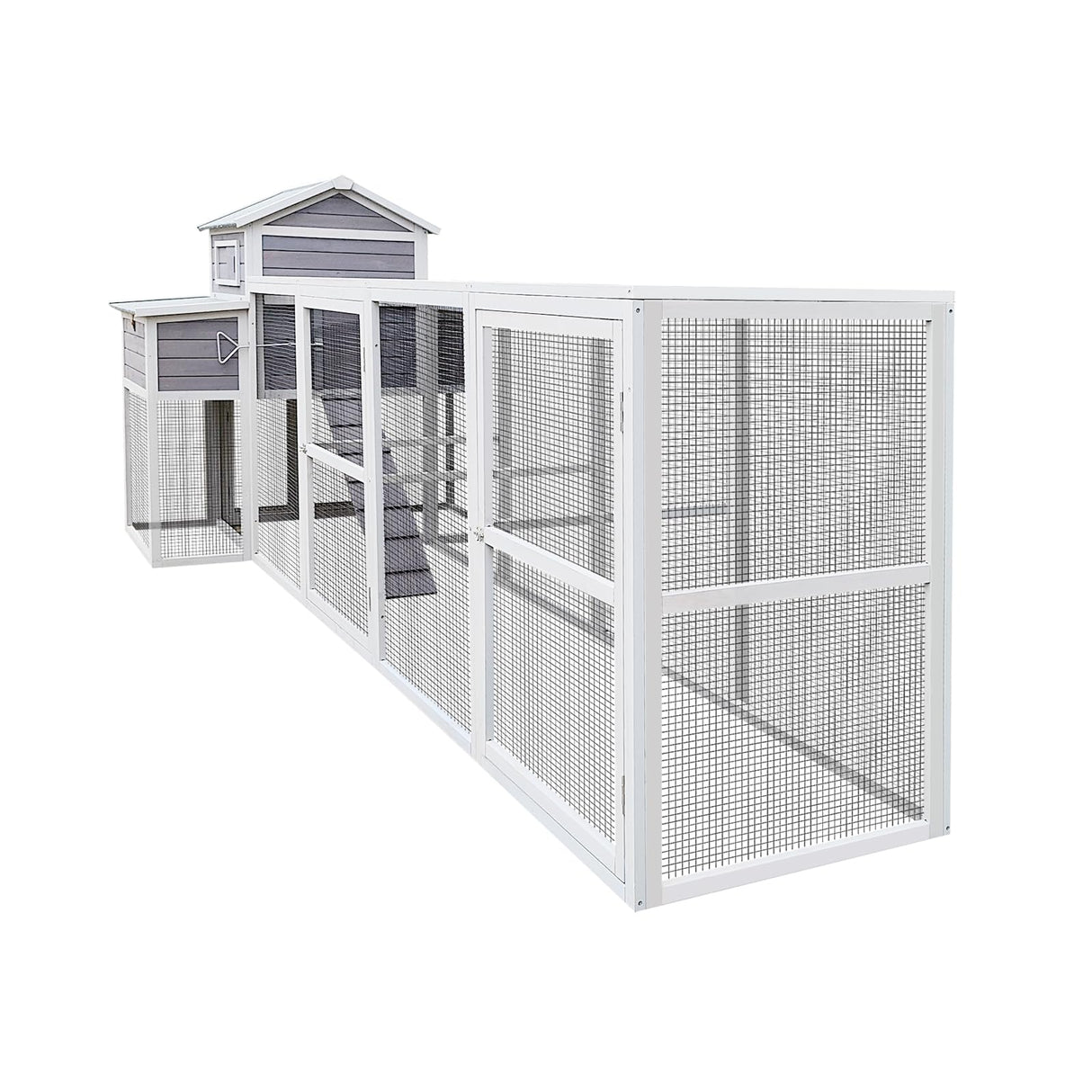 150" Large Chicken Coop for 6-10 Chickens, Outdoor Chicken House