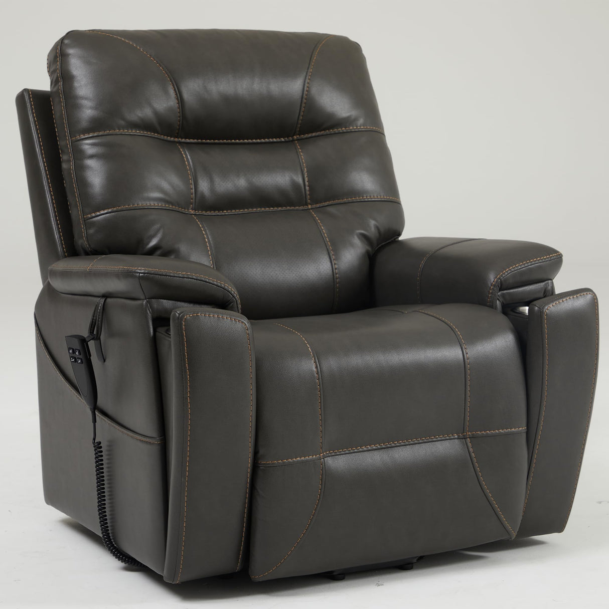 Irene MaxComfort Dual Motor Power Lift Recliner – XL Size, Faux Leather