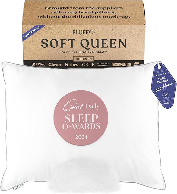 Zen Pillow Down Alternative Standard/Queen Size Pillows | Luxury Hotel-Quality Pillow | Breathable Microfiber