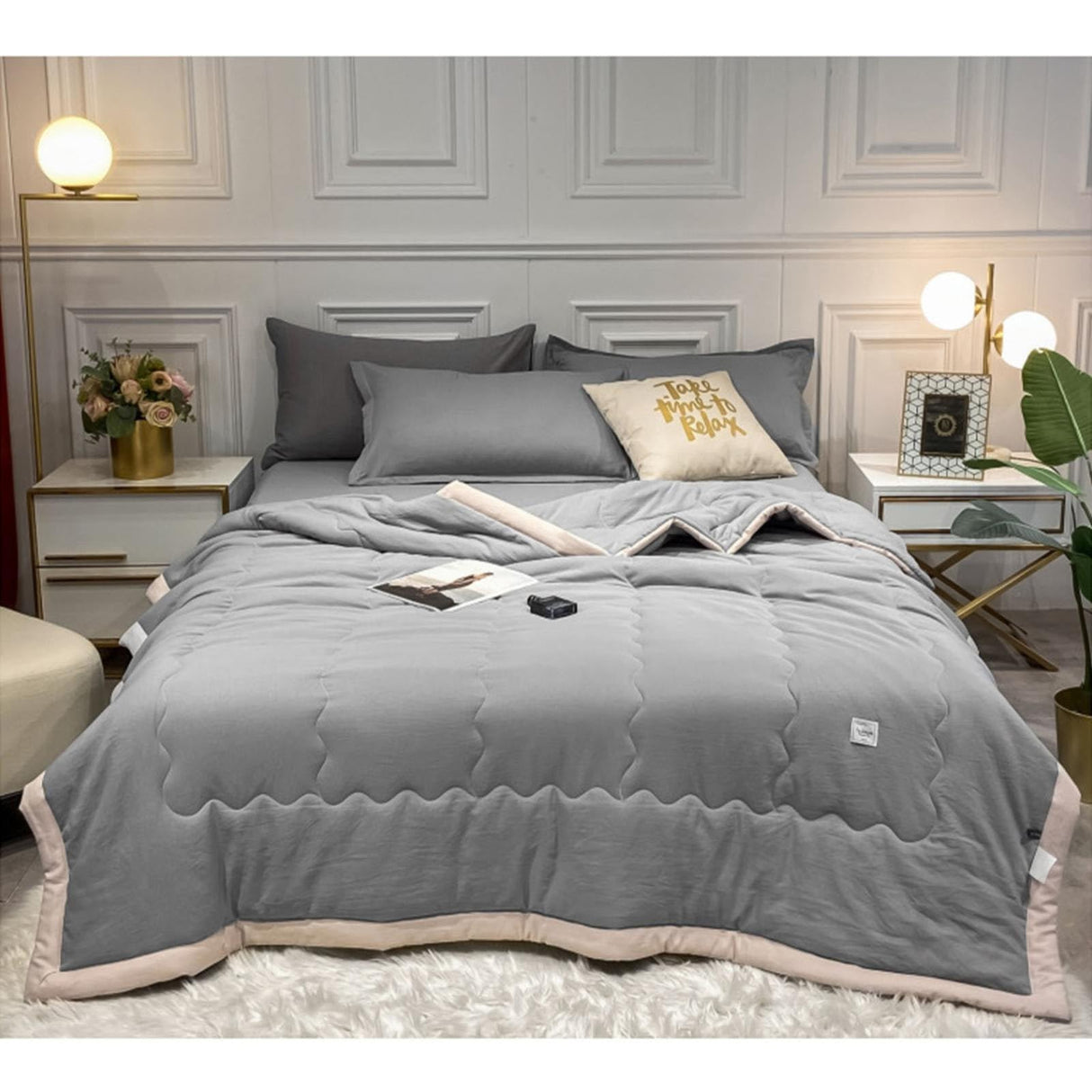 Summer Blankets King Size Cooling, Blanket Full Size Bed, Lightweight Blankets