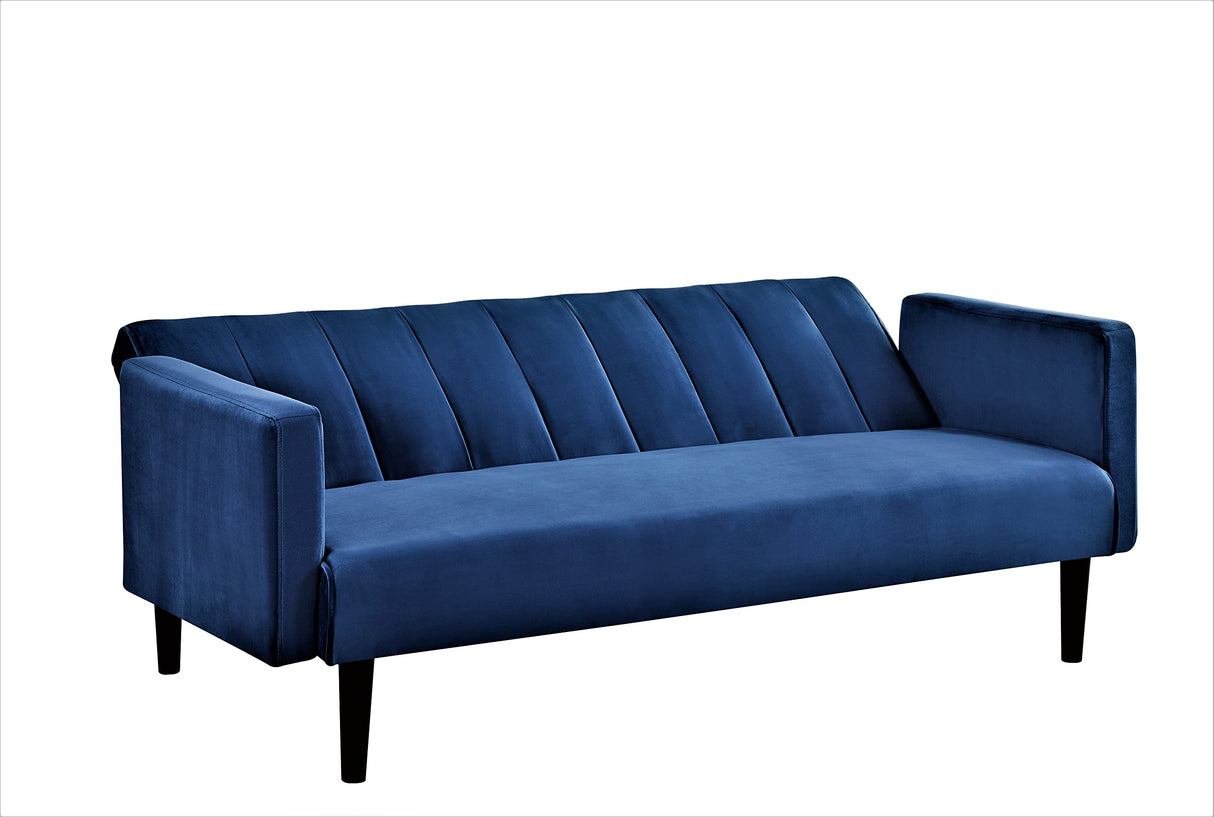 Container Furniture Direct Regal Modern Convertible Full Out Futon Sofa Compact Channel