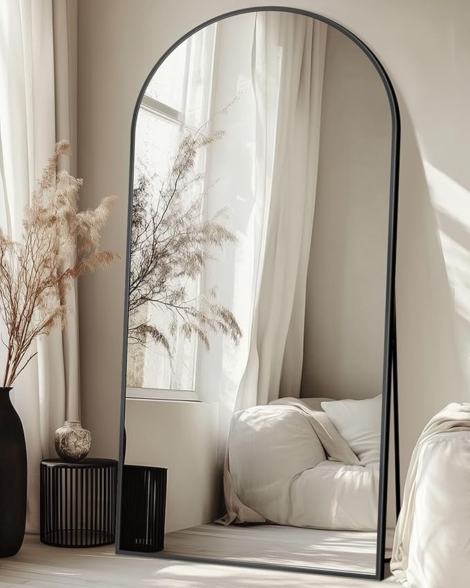 Full Length Mirror with Stand,  Arched Full Body Mirror