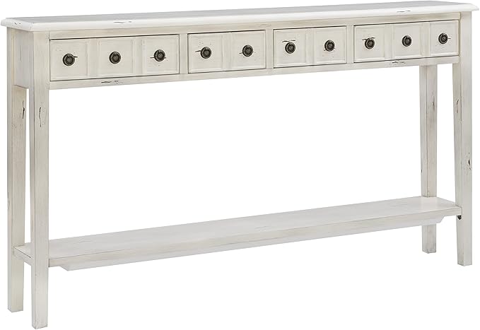 Furniture Sadie Long Console Table, Teal