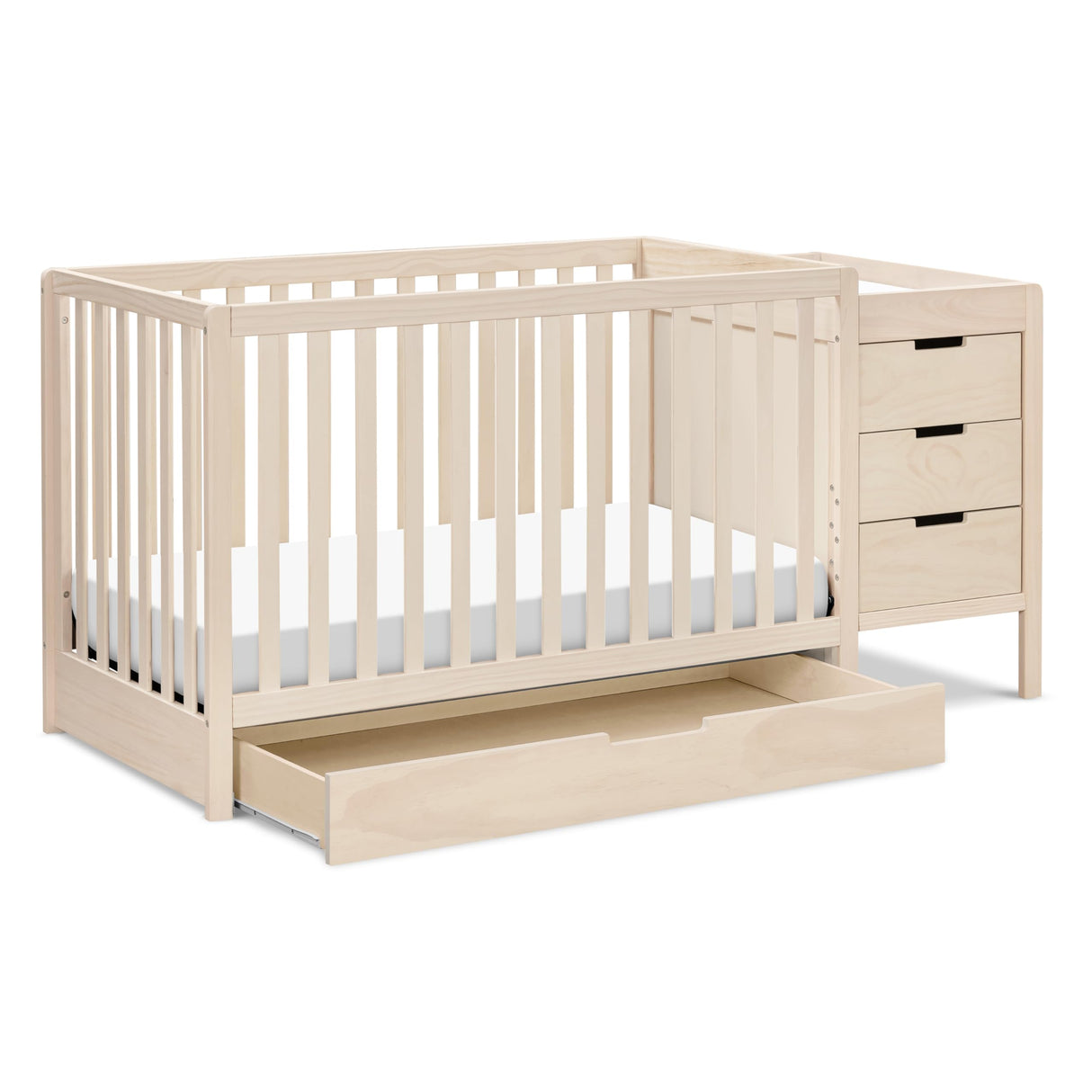 4-in-1 Convertible Crib & Changer Combo