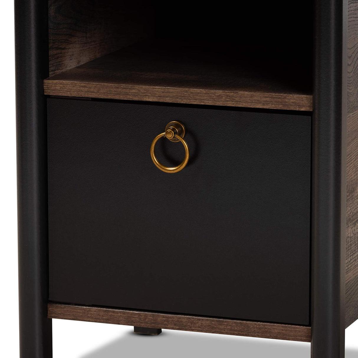 Vaughan Nightstands, Brown/Black