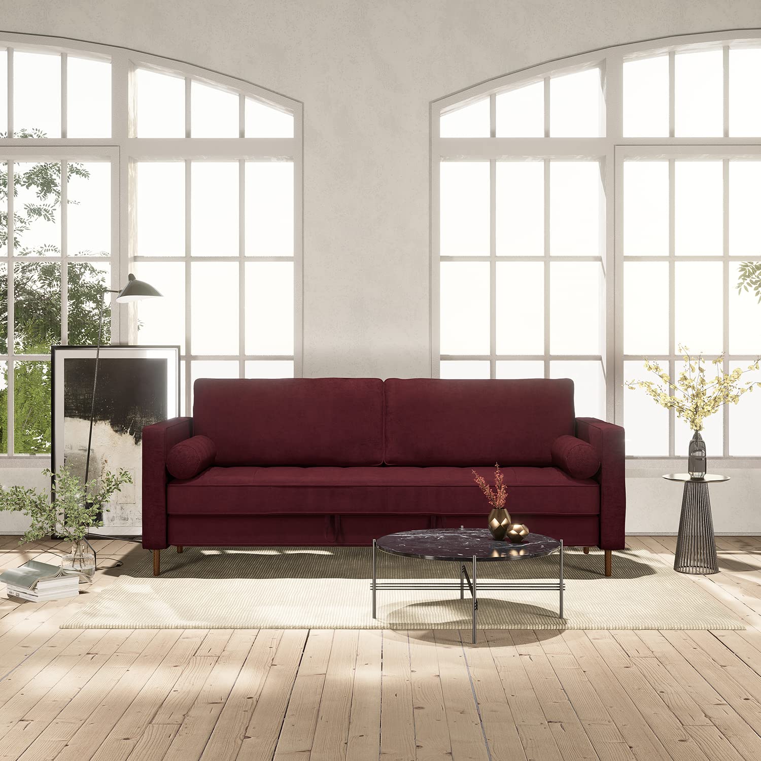 Module, Sleeper Sofa Bed Couch. 7ft Luxury Convertible Sofa Futon Bed