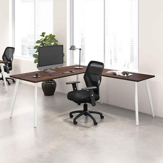 L Shaped Computer Desk, 72 Inch PC Corner Table for Home Office, Commercial-Grade