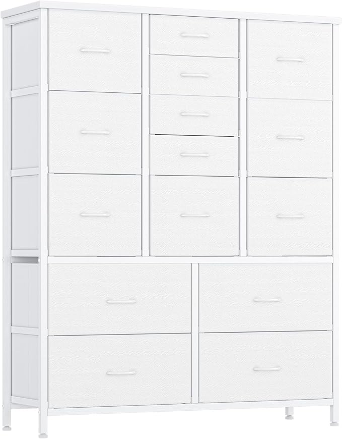 15 Drawers Dresser, Tall Dressers for Bedroom