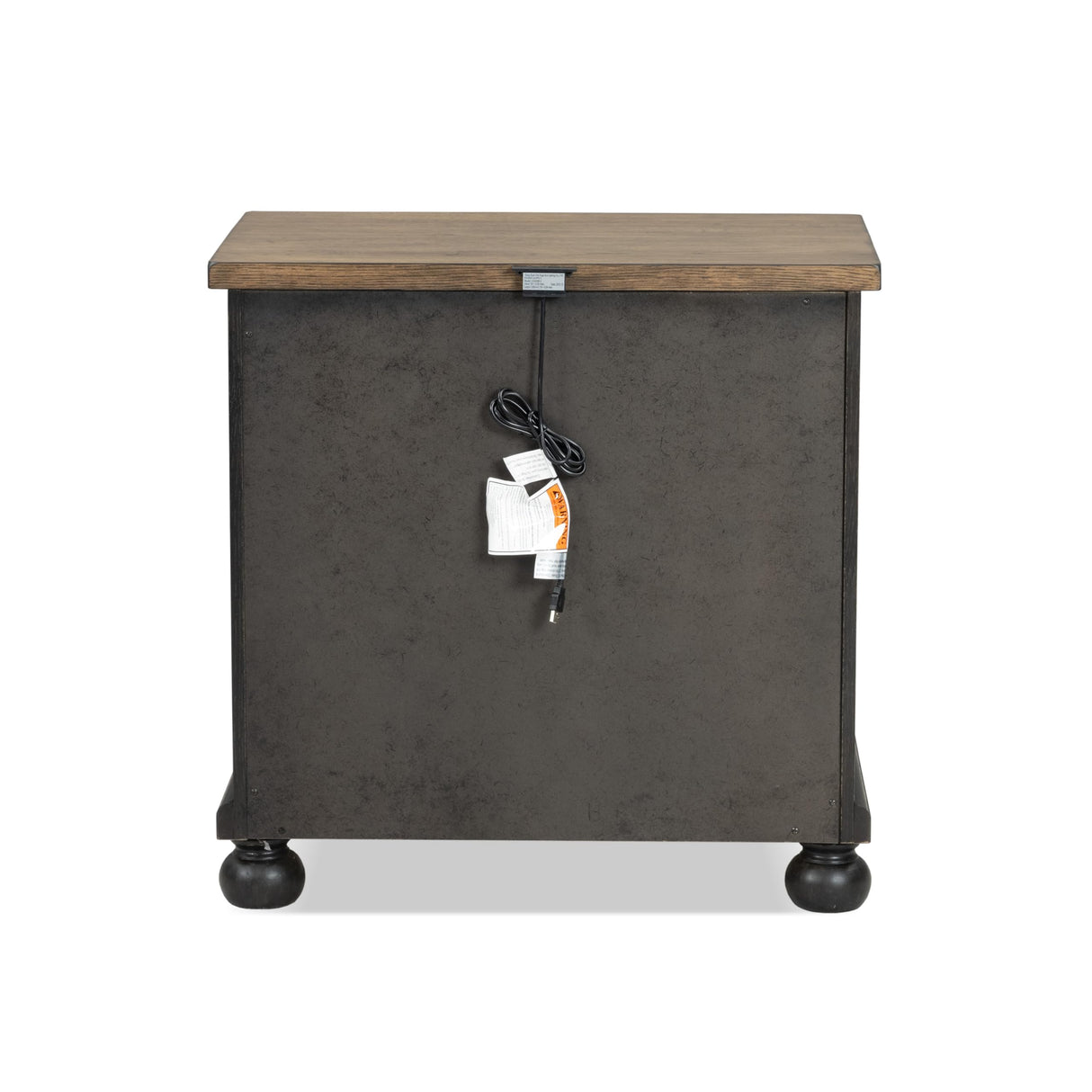 Narella Modern Farmhouse Solid Wood Nightstand