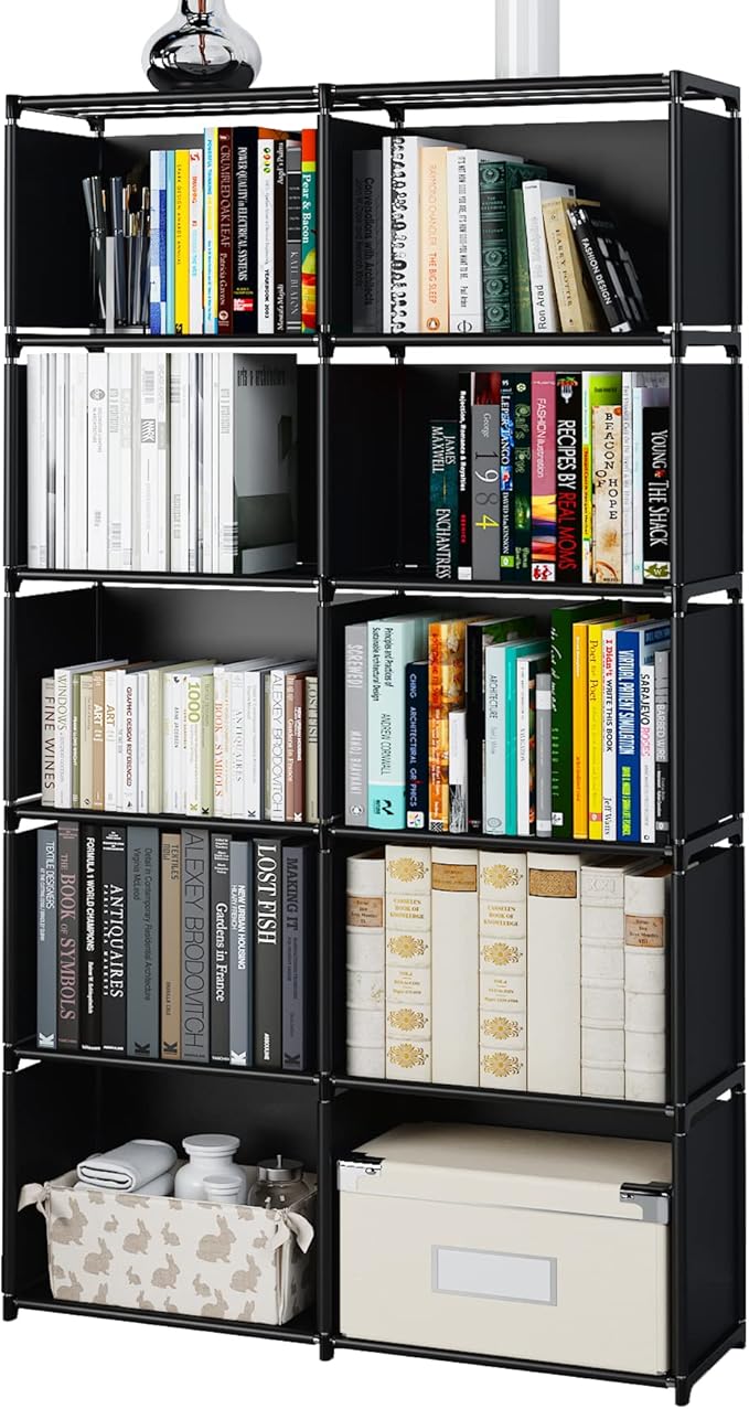 Bookshelves, Assembled Storage Rack, Bedroom Living Room Vertical Cabinet Bookshelf
