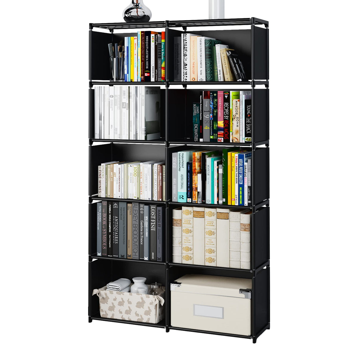 Bookshelves, Assembled Storage Rack, Bedroom Living Room Vertical Cabinet Bookshelf