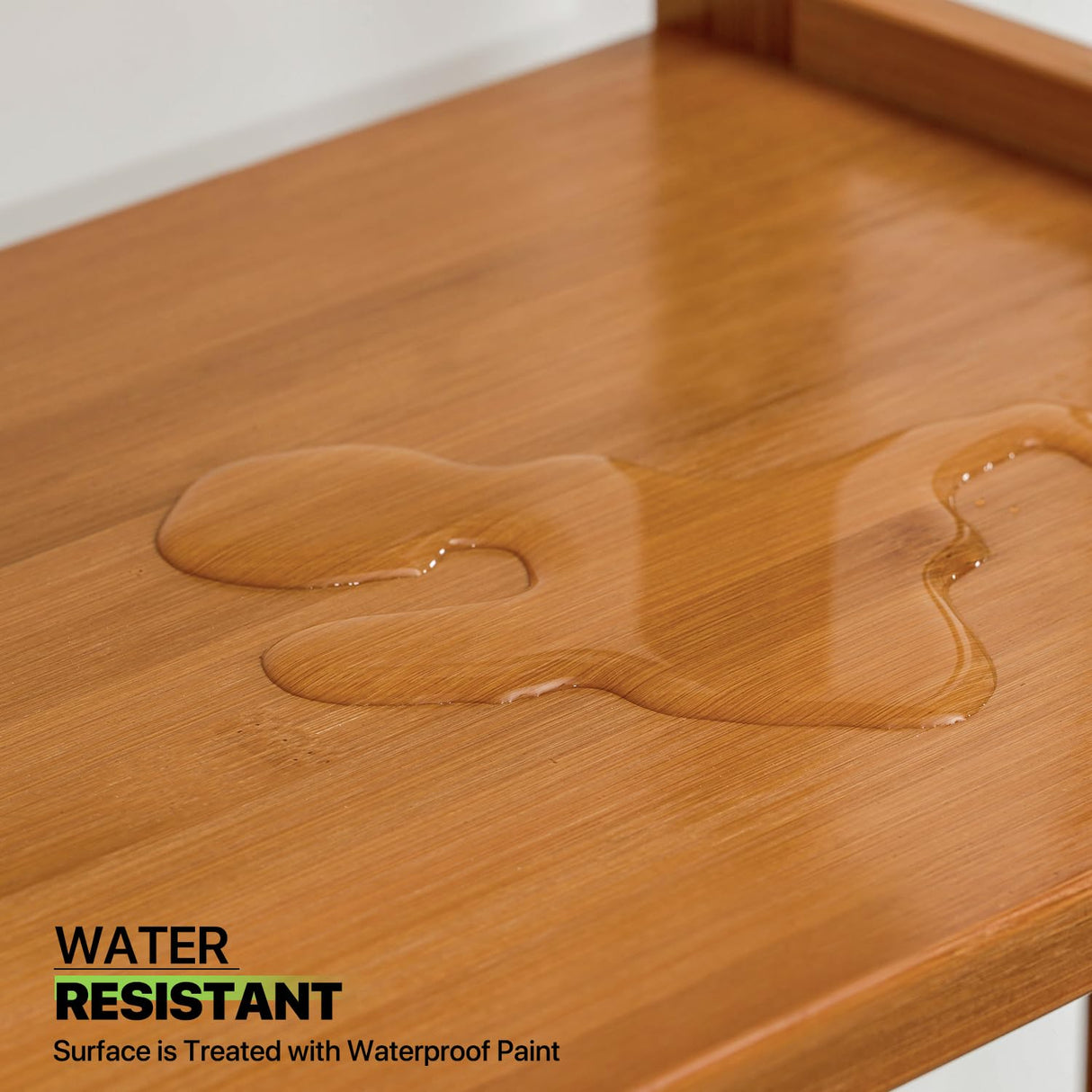 4 Shelf Bamboo Bookshelf Freestanding Display Shelf, Tall Bookcase Rack Organize for Home Office Library Small Narrow Space (Natural, 19.7" L x 9.8" W x 43.7" H)