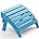Folding Adirondack Ottoman, No-Assembly Footrest, Resistant Footstool