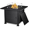 43'' Propane Fire Pit,50,000 BTU Outdoor Fireplace Backyard Garden