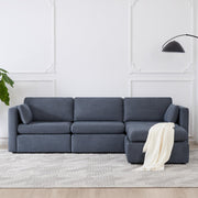 Oversized Modular Sectional Convertible Fabric Sofa Set, FSC Certified Extra