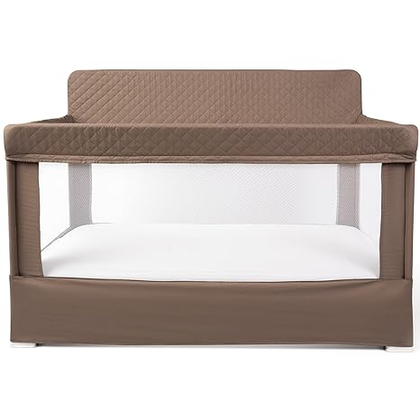 Lunaire Full Size Crib & Playard | Breathable Mesh Baby Crib | Tool-Free Assembly Baby Bed