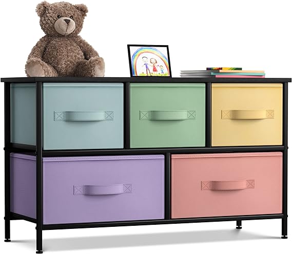 Kids Dresser with 5 Drawers