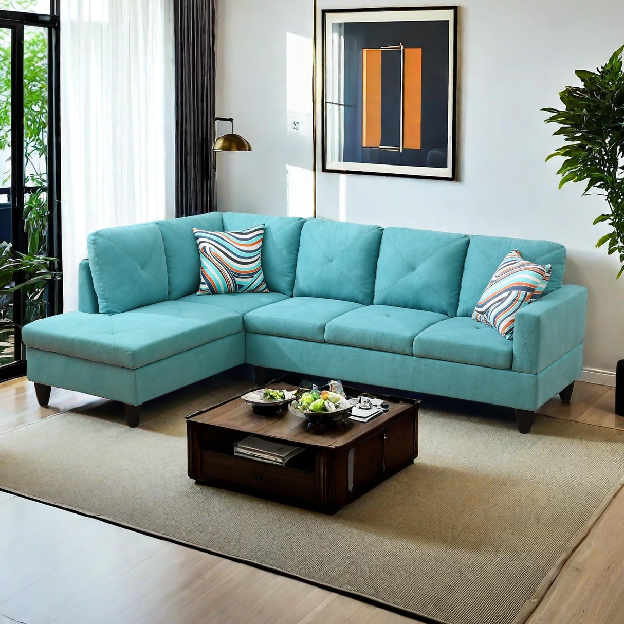 Couches for Living Room 2-Piece Modern Couch