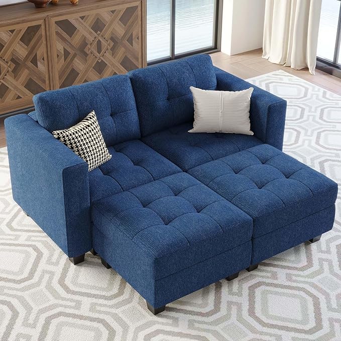 Modular Sectional Sofa Couch with Double Chaises U Shaped Sectional Sofa