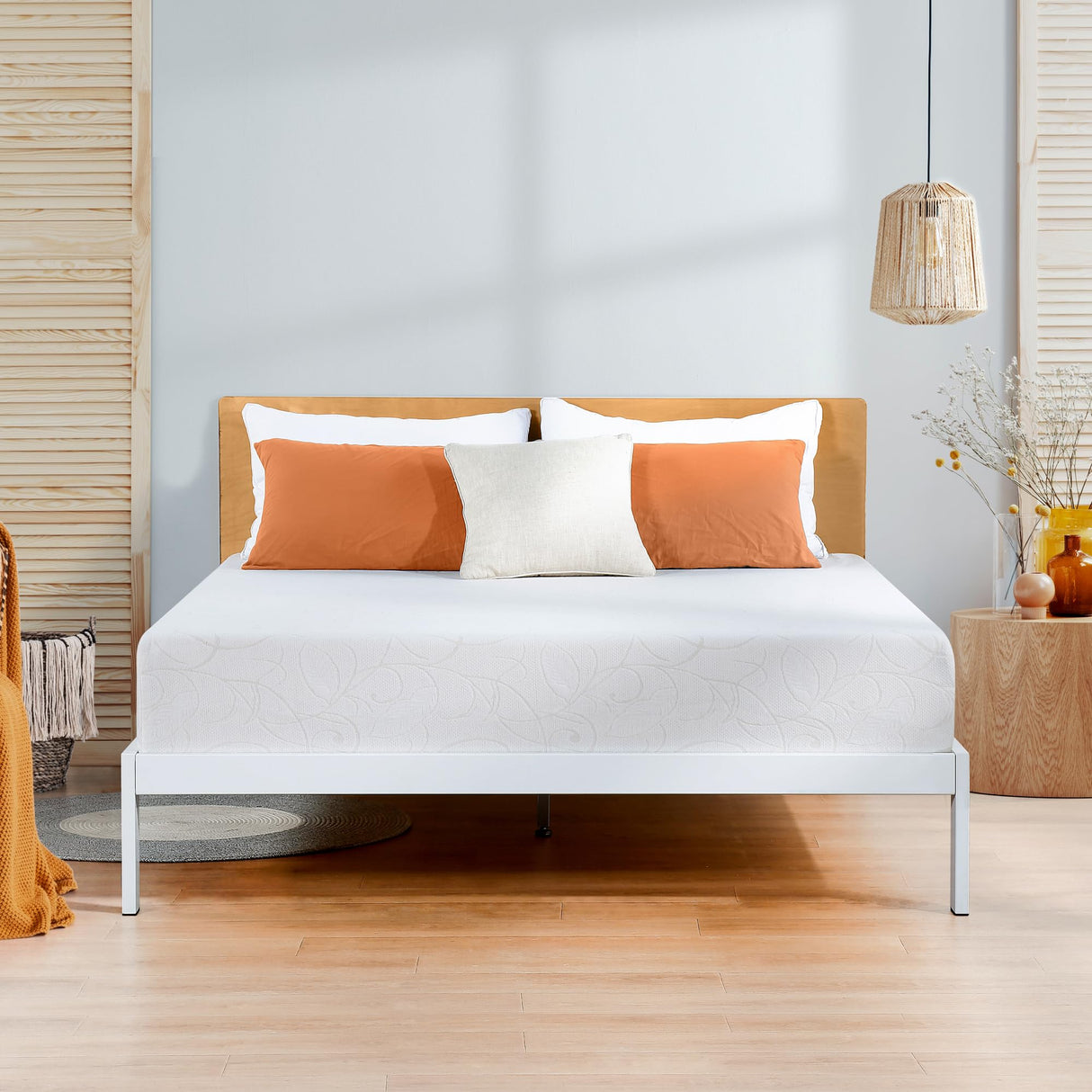 Twin Mattress, 7 Inch Deluxe Gel Memory Foam Mattress