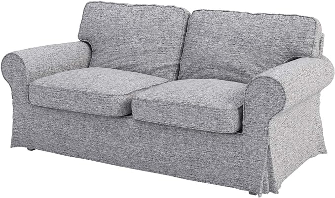 The Dense Cotton Ektorp Loveseat Cover Replacement is Custom Made Compatible for IKEA Ektorp Loveseat Sofa