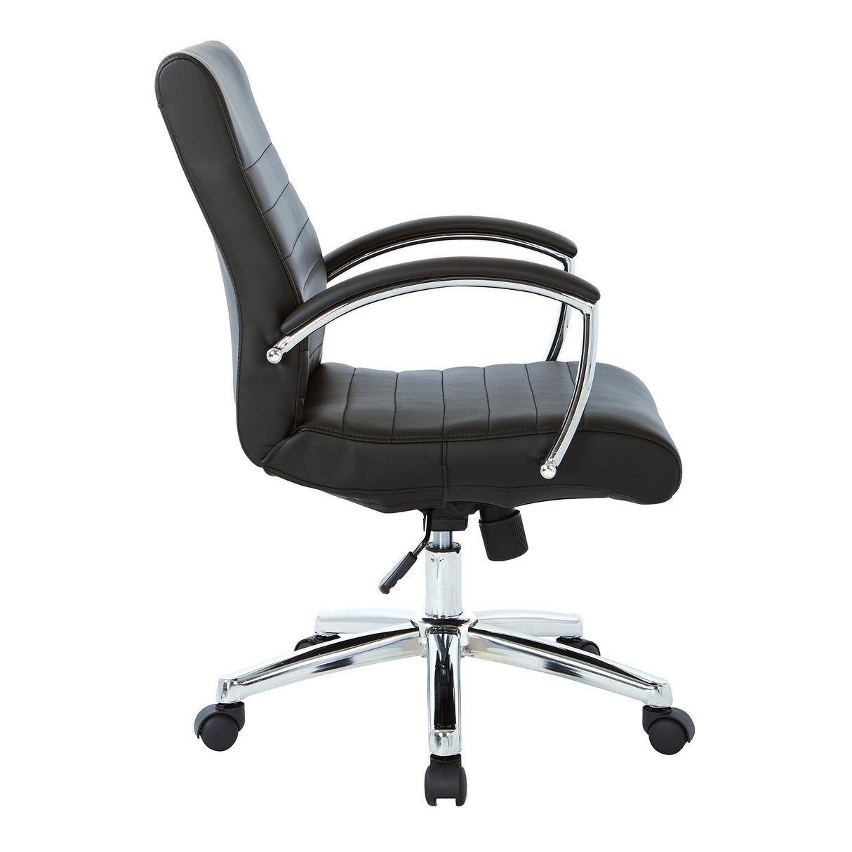 FL Series Executive Faux Leather Adjustable Office Chair with Built-in Lumbar Support