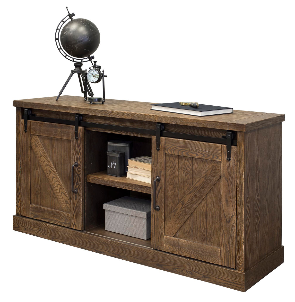 Avondale Credenza TV Stand, Brown