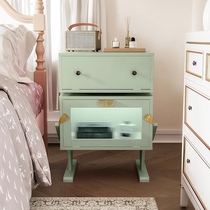 LED Light Strips, Modern End Table