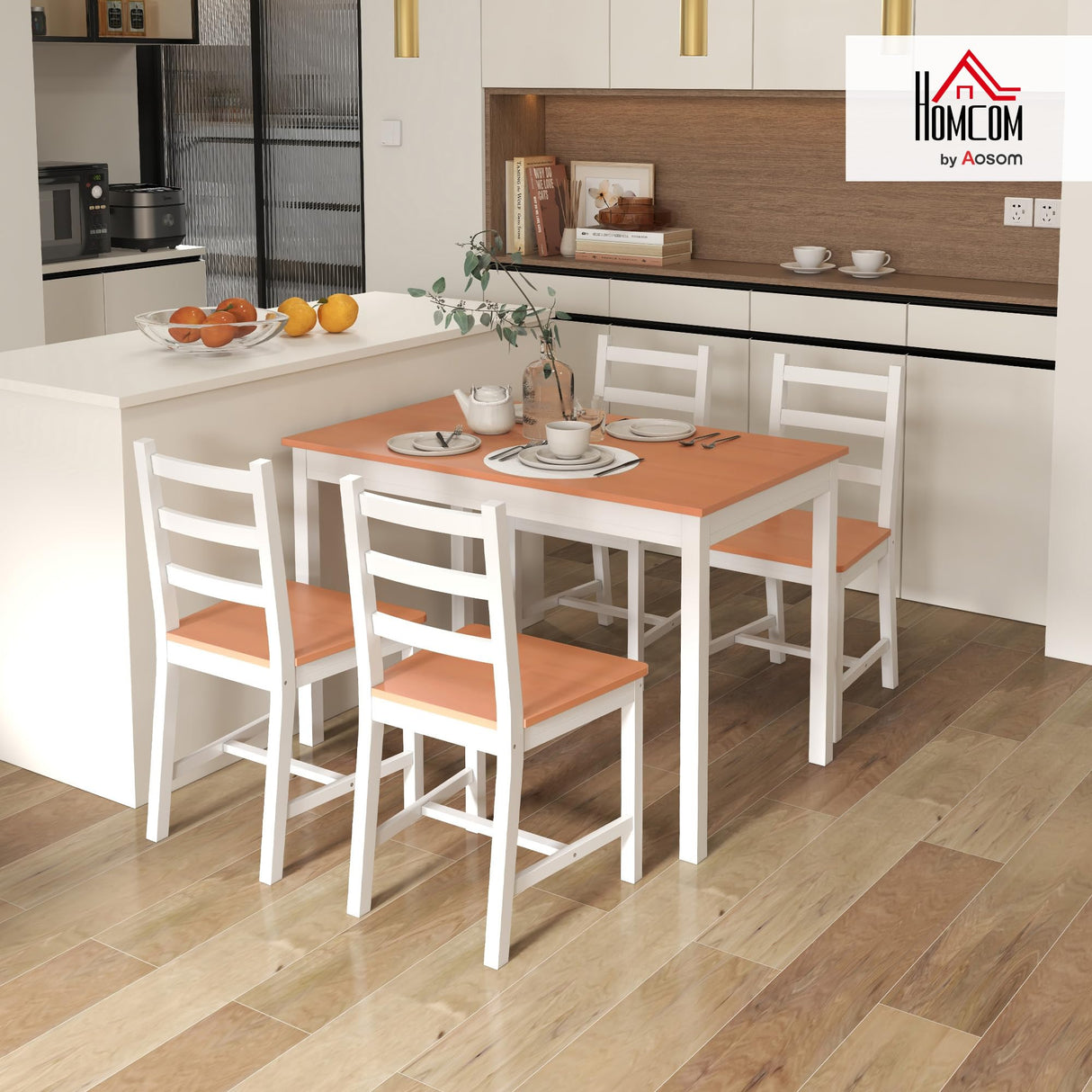 5-Piece Dining Table Set for Small Spaces