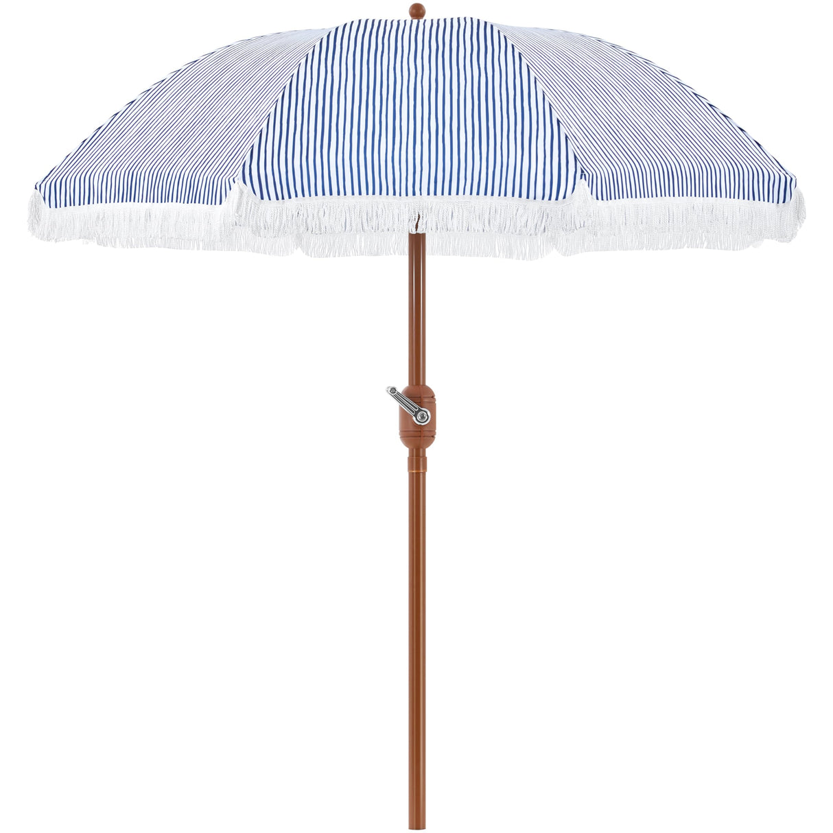 9ft Patio Umbrella with Tassels, Fringe Portable Beach Umbrella, Umbrella Outdoor Patio