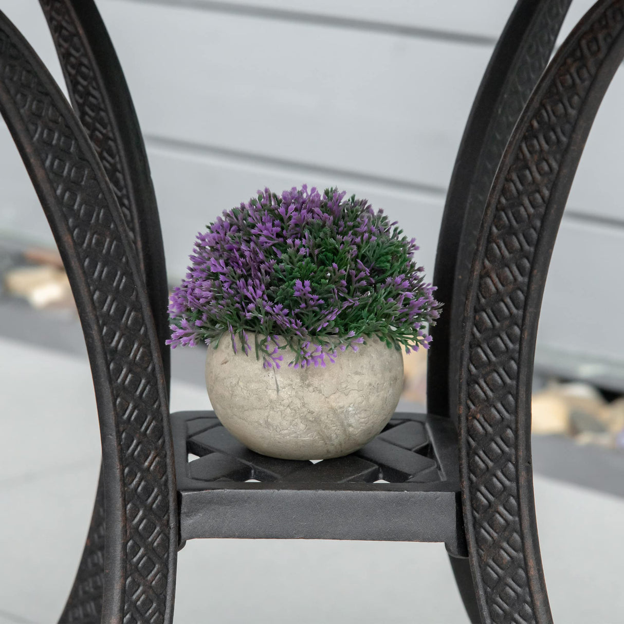 Aluminum Adjustable Chaise Lounge Chair, Folding 4-Position Patio Recliner, Wheels