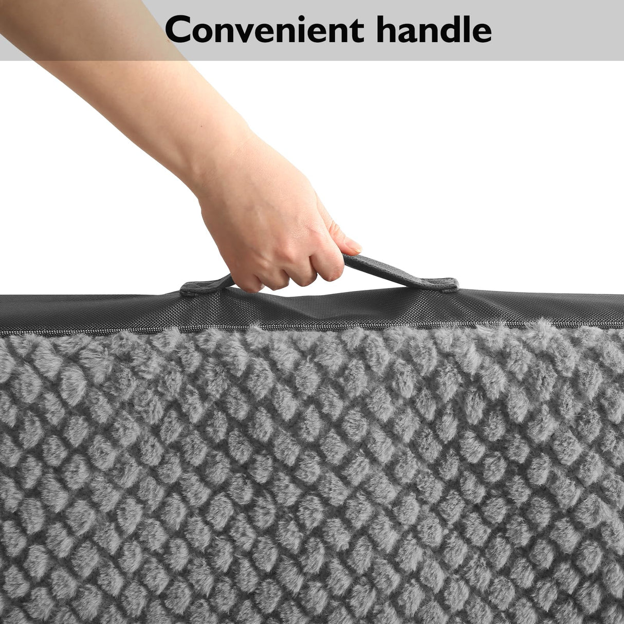 Medium Orthopedic Crate Bed for Dogs(30*20*3in)-Waterproof Dog Crate Pads- Egg