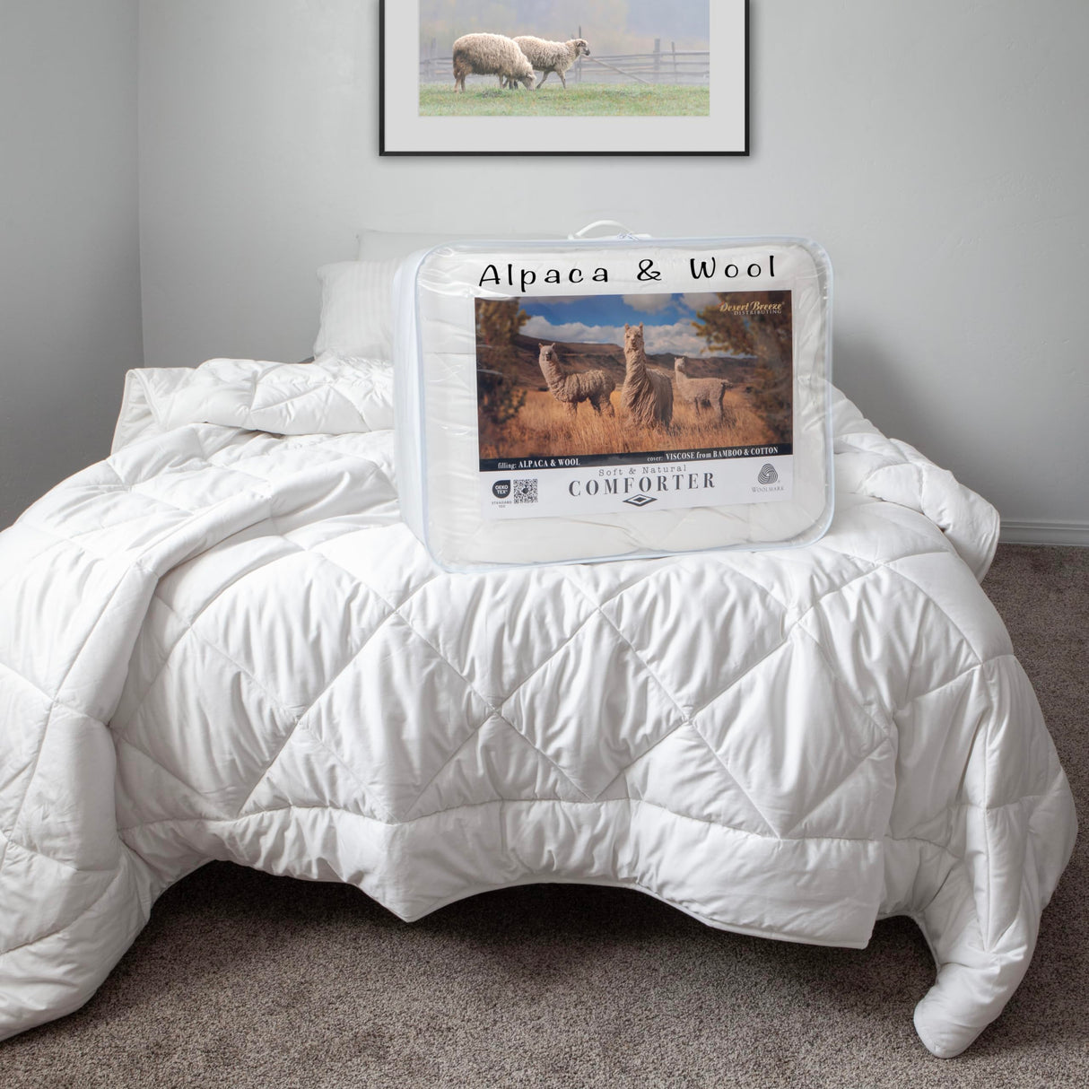 Australian Alpaca and Sheep Wool Comforter/Duvet Insert
