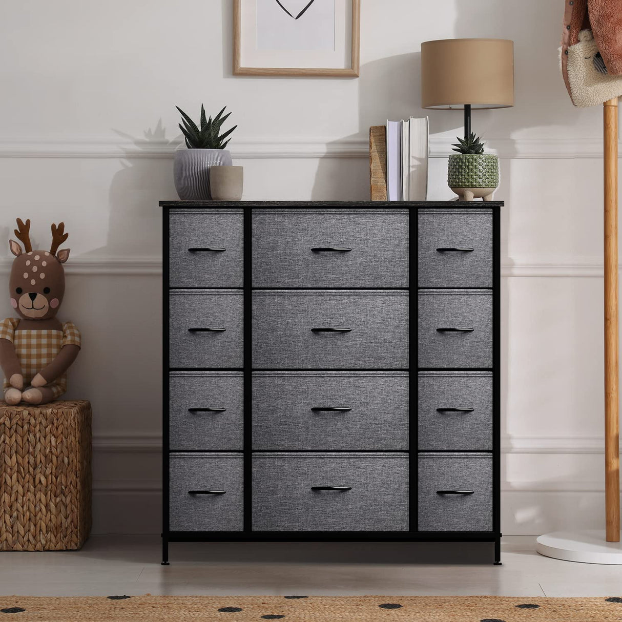 Dresser with 12 Drawers - Chest Organizer Unit