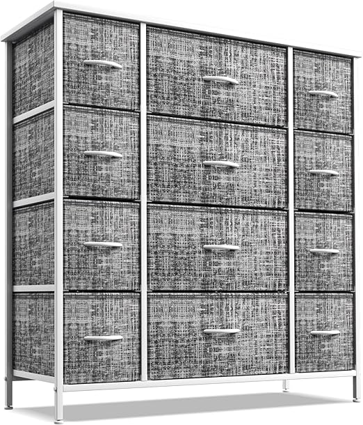 Dresser with 12 Drawers - Chest Organizer Unit