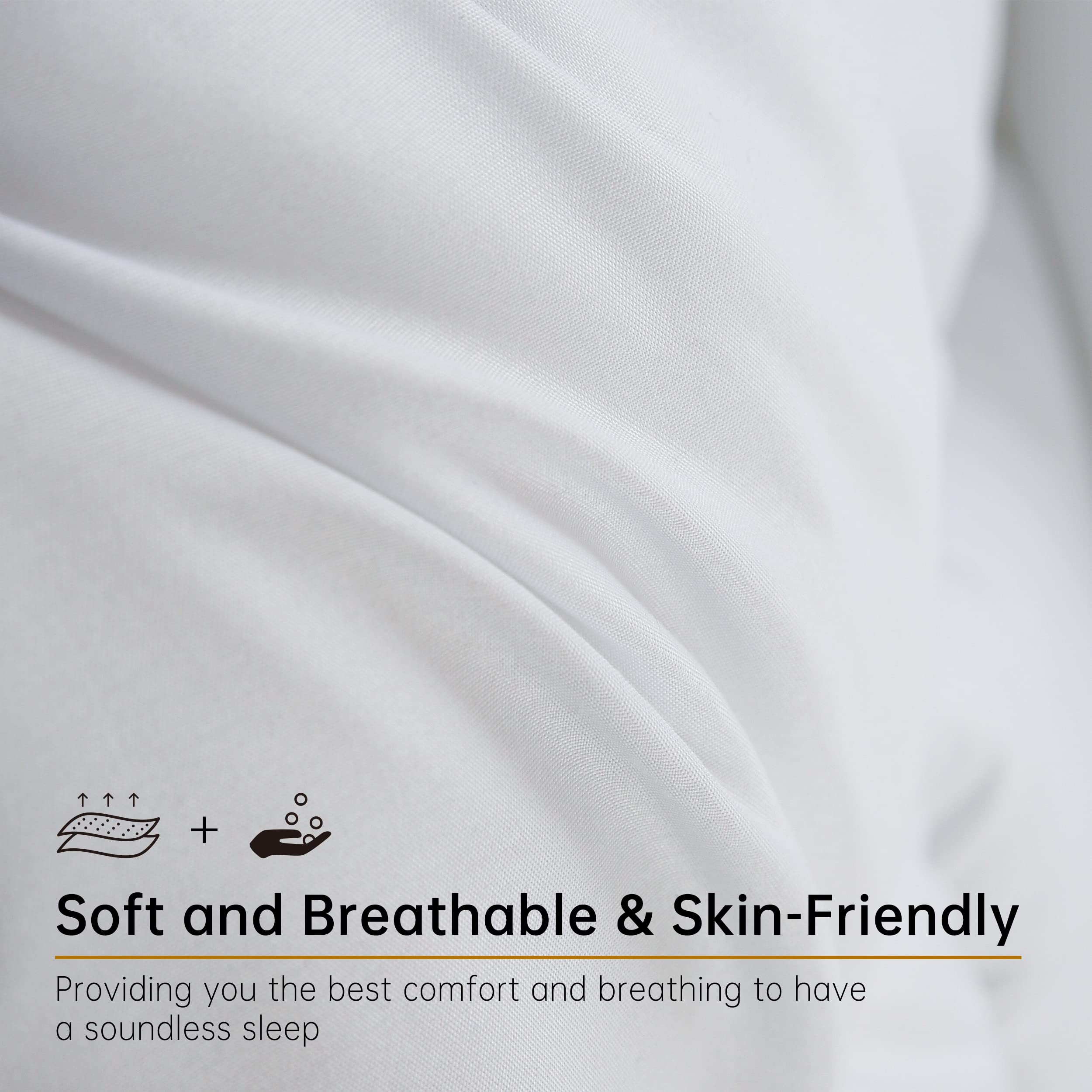 Oversized King Comforter Duvet Insert White, All Season Down Alternative Comforter