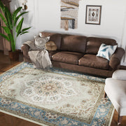 Washable Rug 8x10 Area Rugs for Living Room - Stain Resistant Non-Slip Backing Rugs