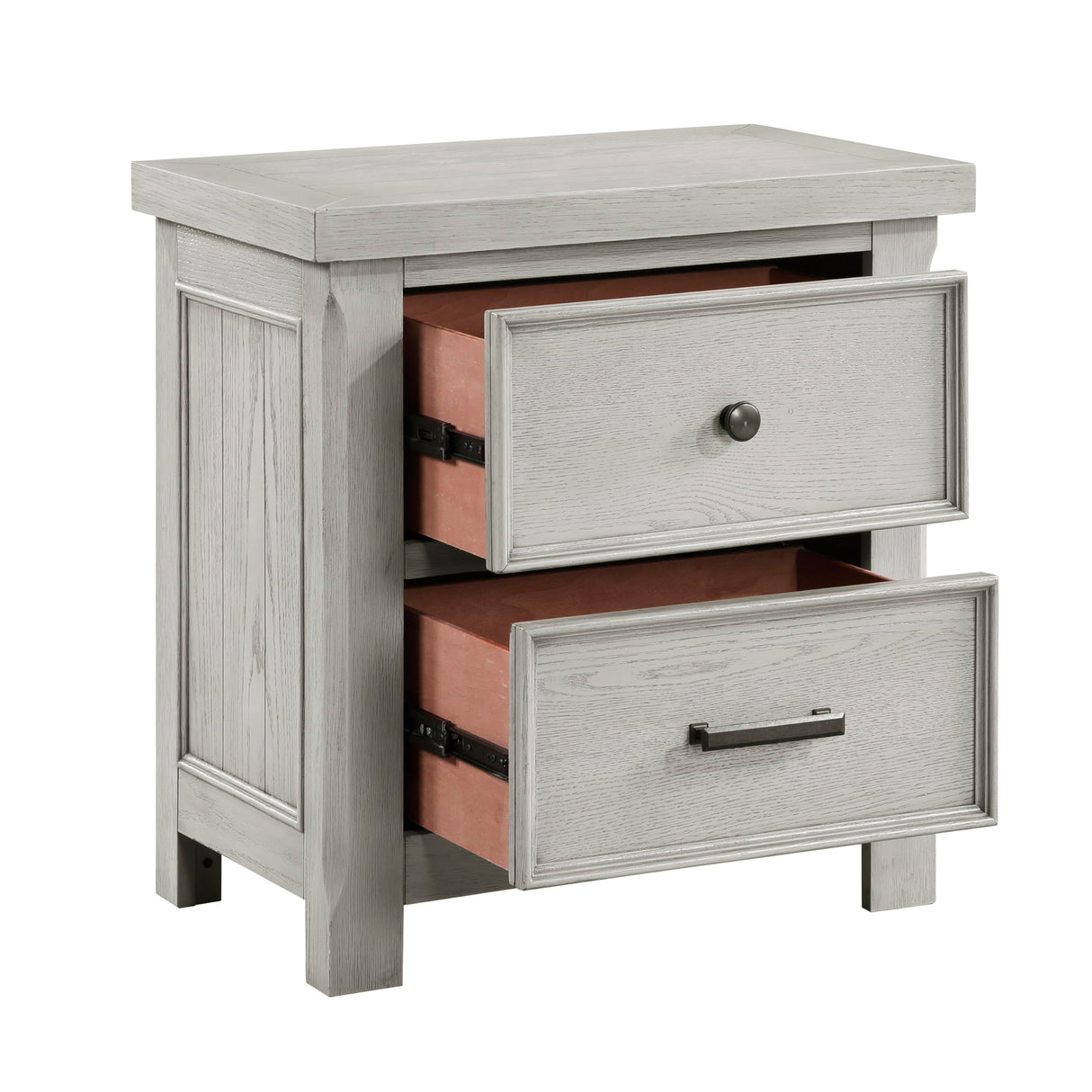 Lise 2-Drawer Nightstand, Antique White