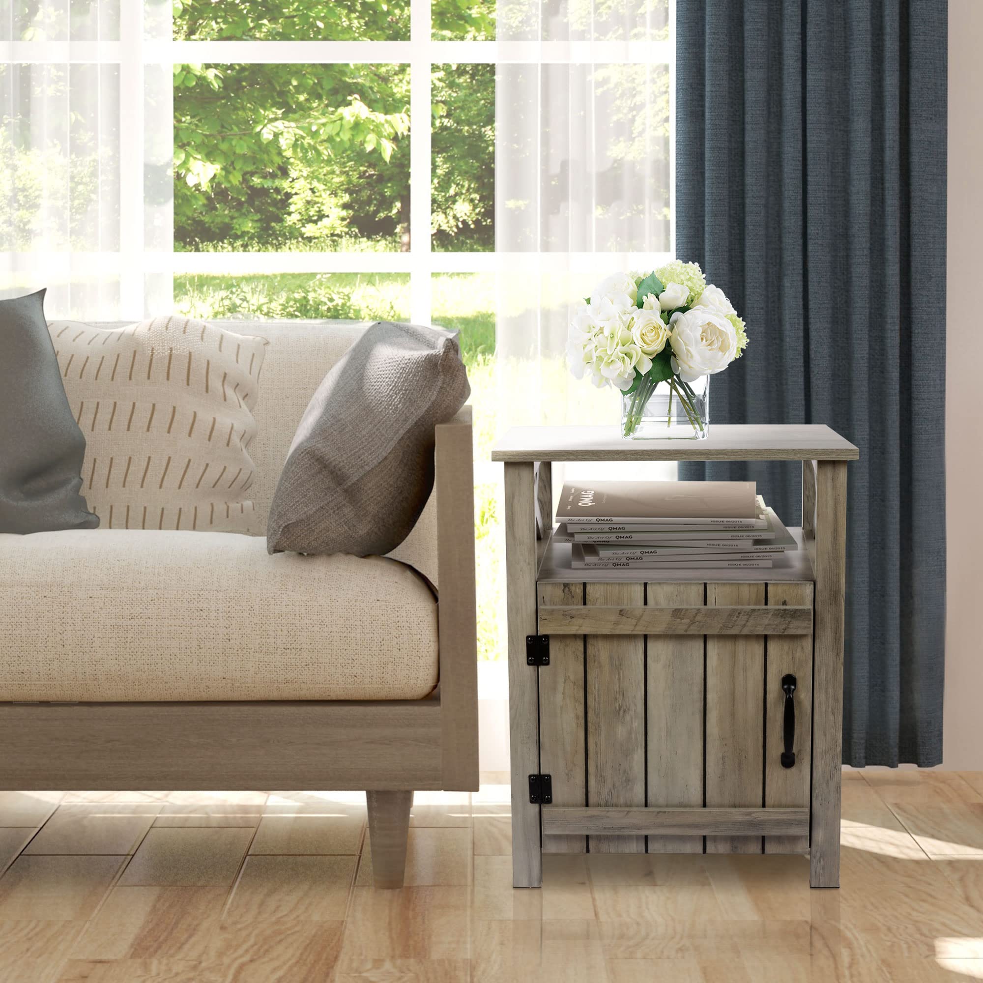 Farmhouse Nightstand Set